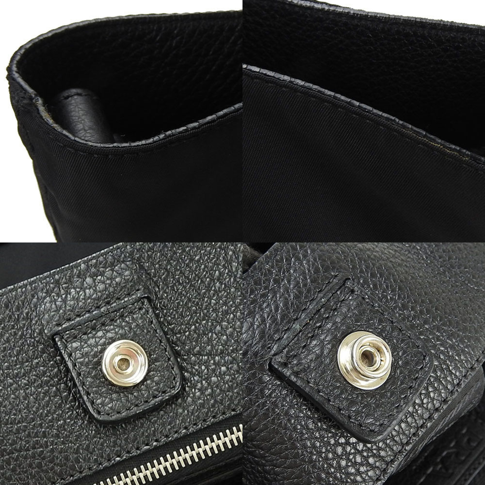 PRADA Black Leather Shoulder Bag - Picture 6 of 10
